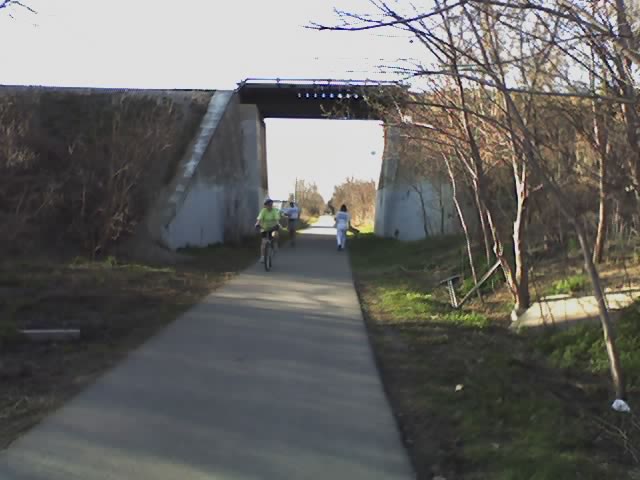 Tunnel under railroad